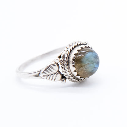 ANELLO IN ARGENTO CON LABRADORITE