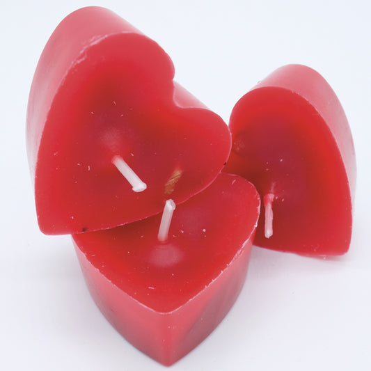 CANDELA CUORE ROSSO